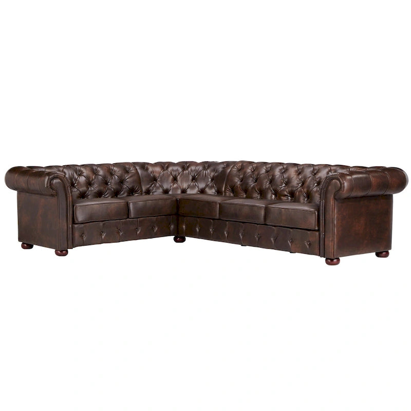 Knightsbridge Chesterfield Ecksofa von iNSPIRE Q Artisan
