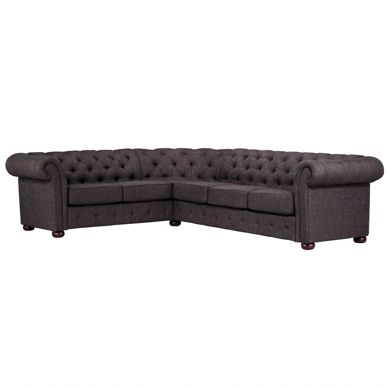 Knightsbridge Chesterfield Ecksofa von iNSPIRE Q Artisan