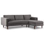 Poly & Bark Napa 104,5 Stoffsofa mit rechter Ottomane