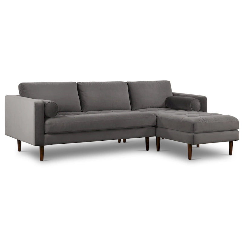 Poly & Bark Napa 104,5 Stoffsofa mit rechter Ottomane