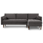 Poly & Bark Napa 104,5 Stoffsofa mit rechter Ottomane