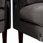 Poly & Bark Napa 104,5 Stoffsofa mit rechter Ottomane