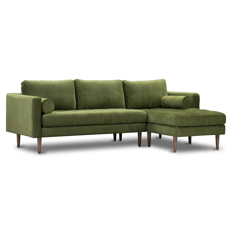 Poly & Bark Napa 104,5 Stoffsofa mit rechter Ottomane
