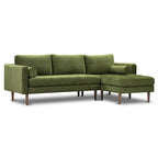Poly & Bark Napa 104,5 Stoffsofa mit rechter Ottomane