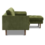 Poly & Bark Napa 104,5 Stoffsofa mit rechter Ottomane