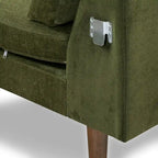 Poly & Bark Napa 104,5 Stoffsofa mit rechter Ottomane