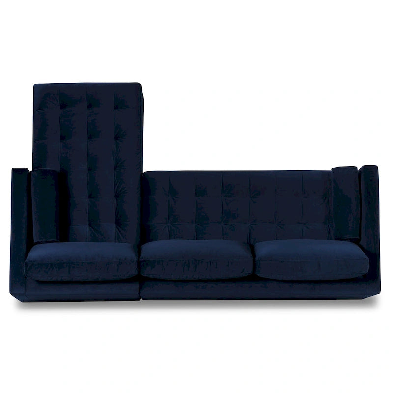 Poly & Bark Napa 104,5 Stoffsofa mit rechter Ottomane