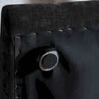 L-förmiges Sektionssofa, minimalistisches Chenille-Modulsofa mit Ottomane