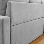 Klassisches und gemütliches L-förmiges Schlafsofa mit Ausziehfunktion