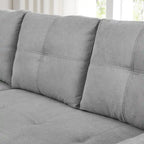 Klassisches und gemütliches L-förmiges Schlafsofa mit Ausziehfunktion