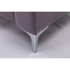 136 Samt-Halbrundsofa Modulares Kurven-Sofa