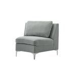 136 Samt-Halbrundsofa Modulares Kurven-Sofa
