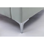 136 Samt-Halbrundsofa Modulares Kurven-Sofa