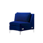 136 Samt-Halbrundsofa Modulares Kurven-Sofa
