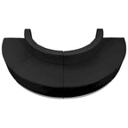 4-teiliges LeatherSoft Modulares Empfangssystem mit straffer Rückenlehne & Sitzfläche – 105B x 25,25 - 52,5T x 27H