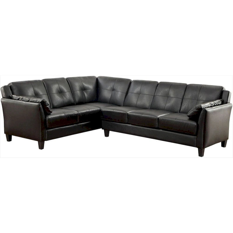 Modulares Plüsch-Sektionalsofa aus Kunstleder