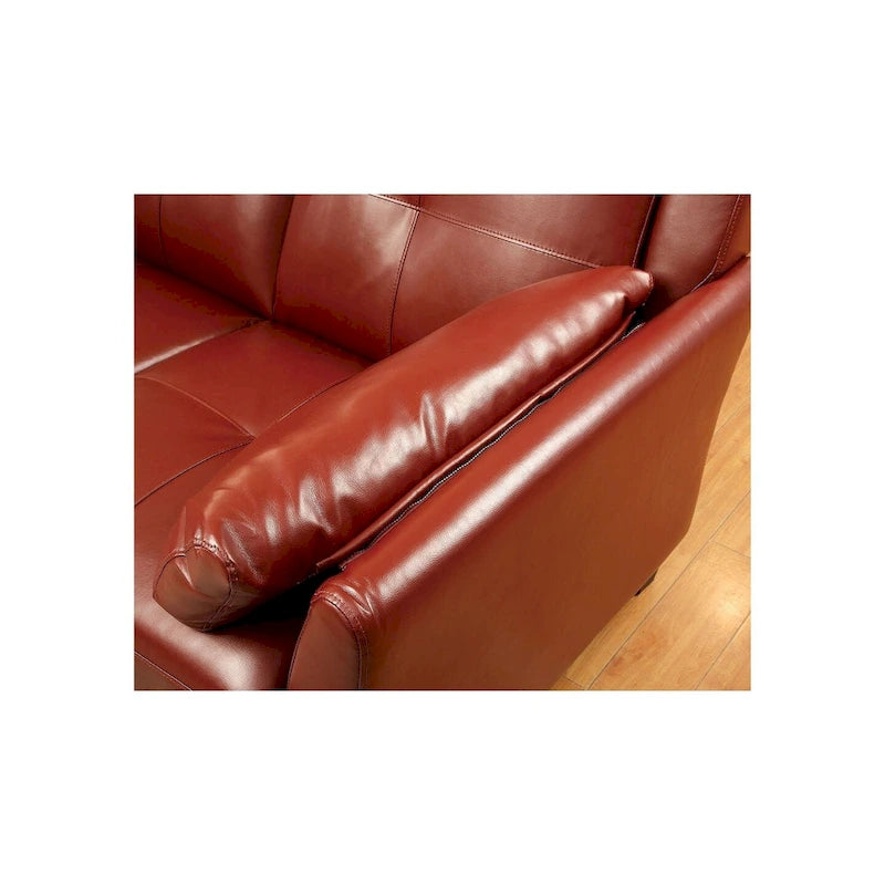 Modulares Plüsch-Sektionalsofa aus Kunstleder