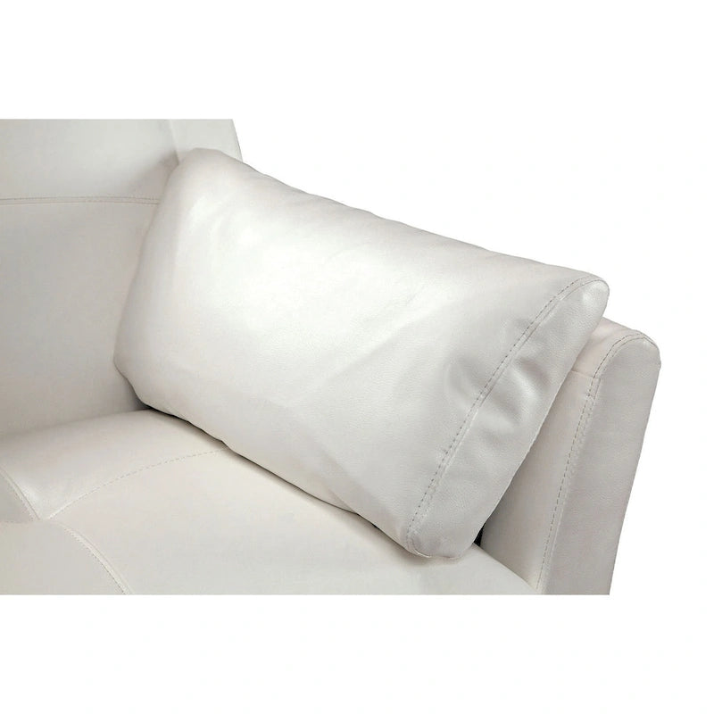 Modulares Plüsch-Sektionalsofa aus Kunstleder