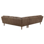 Darius Tan Ledersofa mit Recamiere von iNSPIRE Q Modern