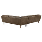 Darius Tan Ledersofa mit Recamiere von iNSPIRE Q Modern