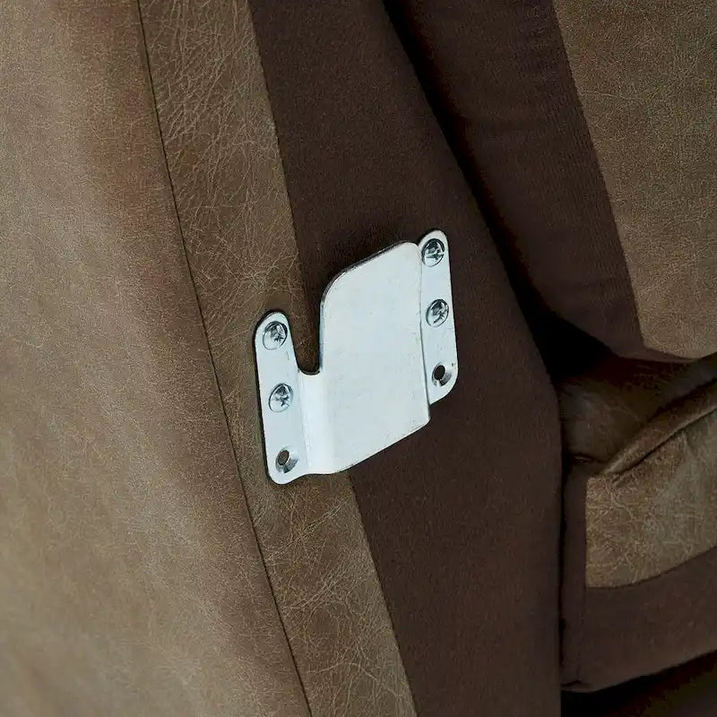 Darius Tan Ledersofa mit Recamiere von iNSPIRE Q Modern