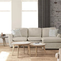 Gami Transitional Ecksofa mit Stoffbezug und Husse von Furniture of America