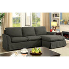 Gami Transitional Ecksofa mit Stoffbezug und Husse von Furniture of America