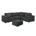Modulares Sektionssofa mit Ottoman