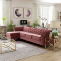 Kestrel modernes modulares Chesterfield-Schnittsofa aus Kunstleder von Furniture of America