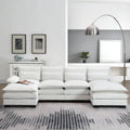 Modernes U-förmiges Sektionalsofa mit TaillenkissenSchlafsofa mit Chaiselongue