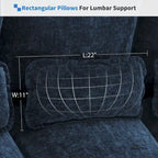 Modernes U-förmiges Sektionalsofa mit TaillenkissenSchlafsofa mit Chaiselongue