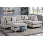Poundex Furniture Chenille 3-teiliges Sektionssofa