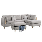 Poundex Furniture Chenille 3-teiliges Sektionssofa