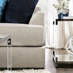 Ilka Übergangs-Chenille Ecksofa mit ausgestellten Armlehnen von Furniture of America