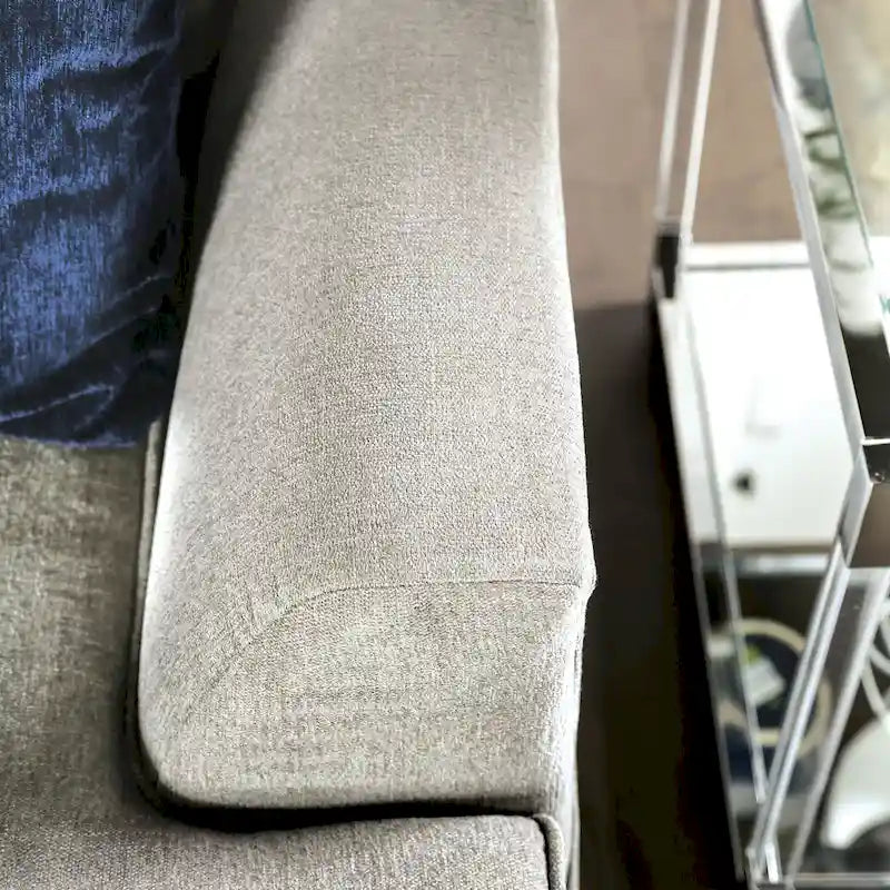 Ilka Übergangs-Chenille Ecksofa mit ausgestellten Armlehnen von Furniture of America