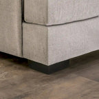 Ilka Übergangs-Chenille Ecksofa mit ausgestellten Armlehnen von Furniture of America
