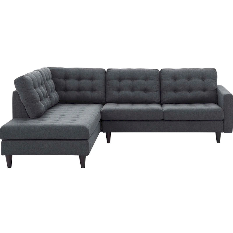 2-teiliges Polster-Ecksofa mit linksseitigem Abschlusselement