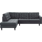 2-teiliges Polster-Ecksofa mit linksseitigem Abschlusselement