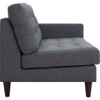 2-teiliges Polster-Ecksofa mit linksseitigem Abschlusselement