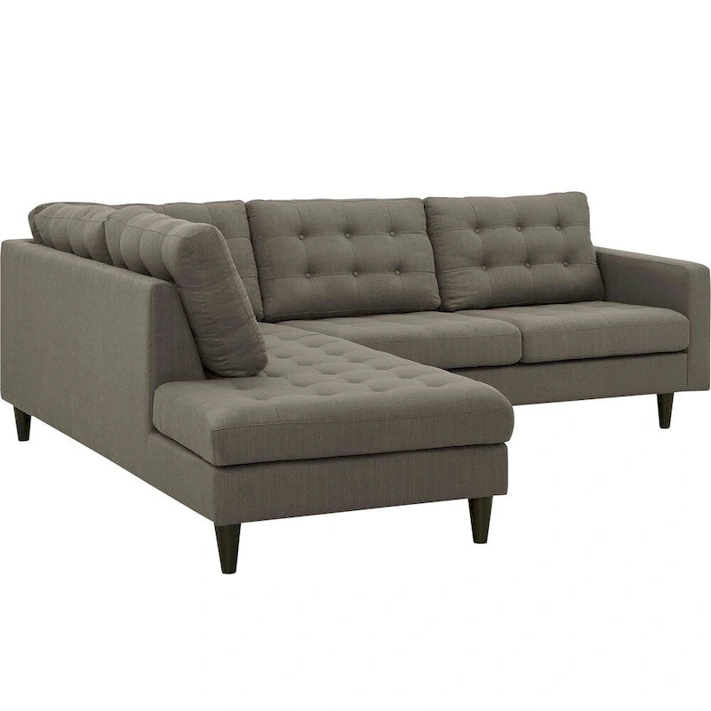2-teiliges Polster-Ecksofa mit linksseitigem Abschlusselement