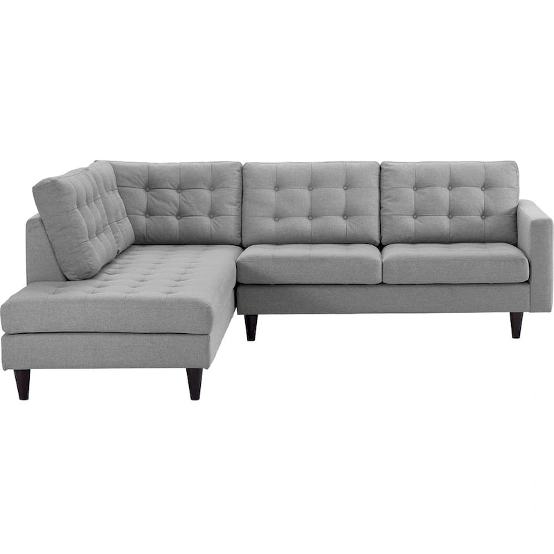 2-teiliges Polster-Ecksofa mit linksseitigem Abschlusselement