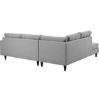 2-teiliges Polster-Ecksofa mit linksseitigem Abschlusselement