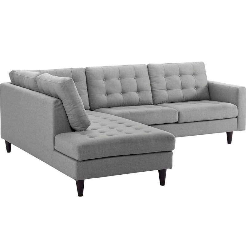 2-teiliges Polster-Ecksofa mit linksseitigem Abschlusselement