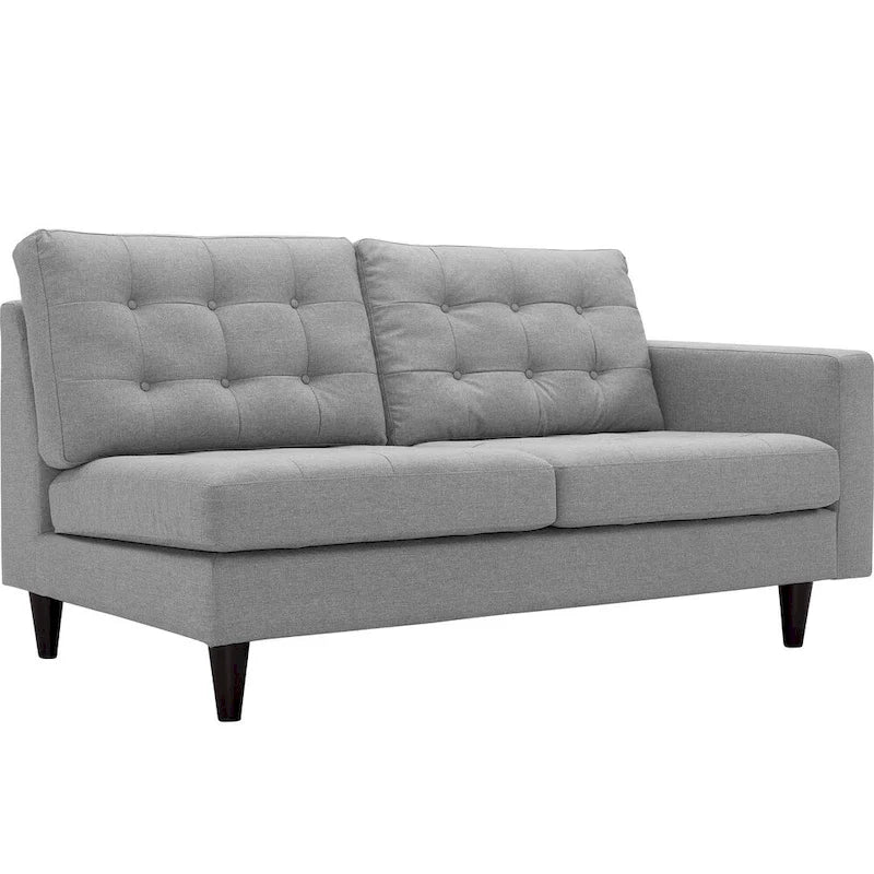 2-teiliges Polster-Ecksofa mit linksseitigem Abschlusselement