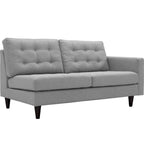 2-teiliges Polster-Ecksofa mit linksseitigem Abschlusselement