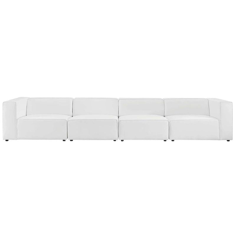 Mingle Veganes Leder, 4-teiliges Ecksofa