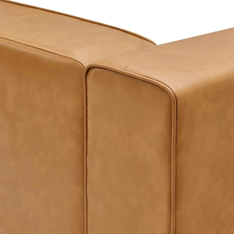 Mingle Veganes Leder, 4-teiliges Ecksofa