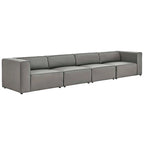 Mingle Veganes Leder, 4-teiliges Ecksofa