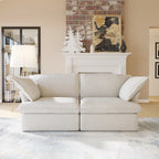 Velvet Sektionssofa Modern Polster Sofa für Wohnzimmer