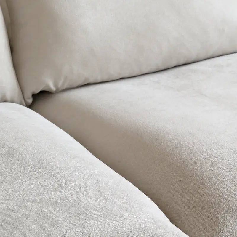 Velvet Sektionssofa Modern Polster Sofa für Wohnzimmer